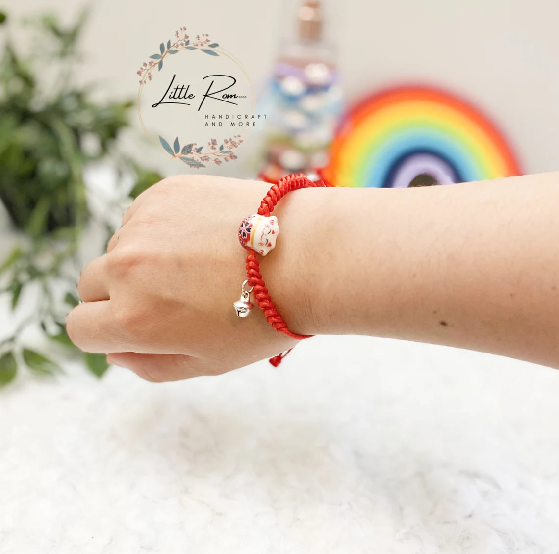Lucky Cat Charm Bracelet