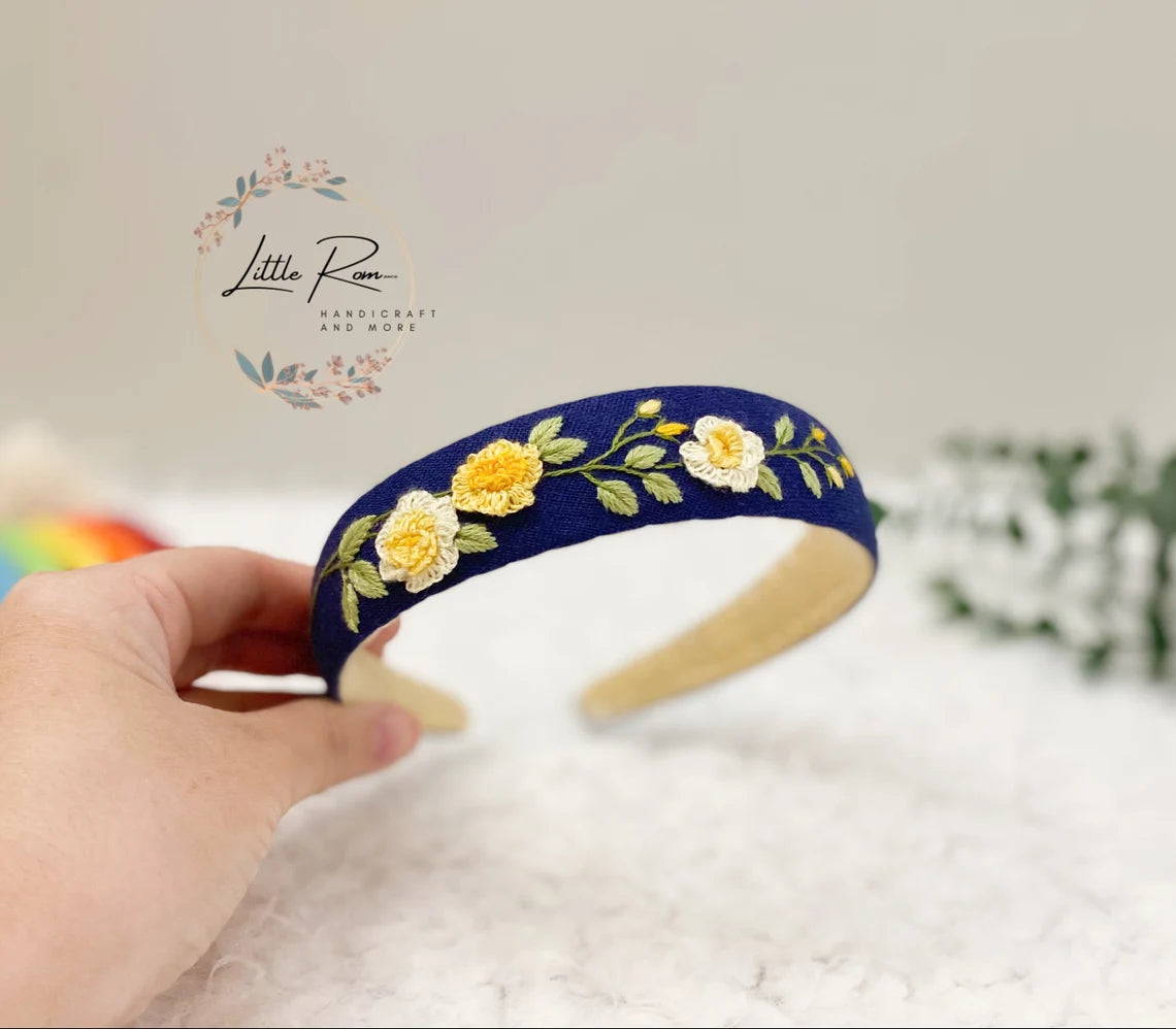 Hand-embroidered Headbands | Rose Garden Collection 2