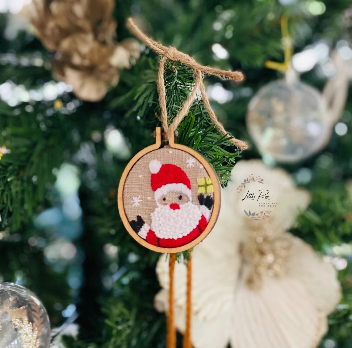 Christmas Hand-embroidered Ornaments - Various Adorable Patterns