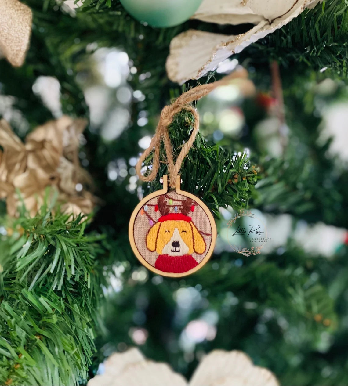 Christmas Hand-embroidered Ornaments - Various Adorable Patterns