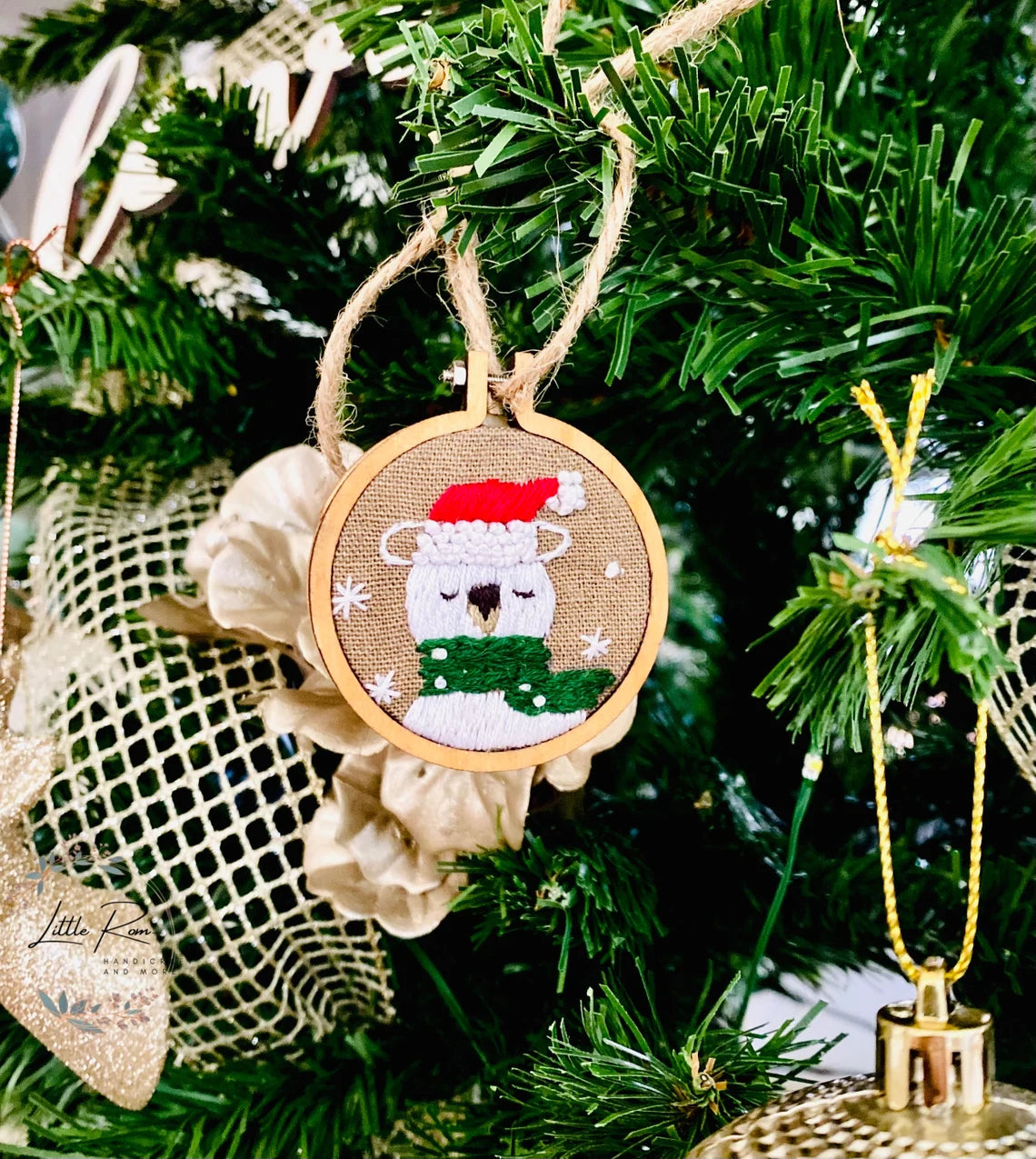Christmas Hand-embroidered Ornaments - Various Adorable Patterns