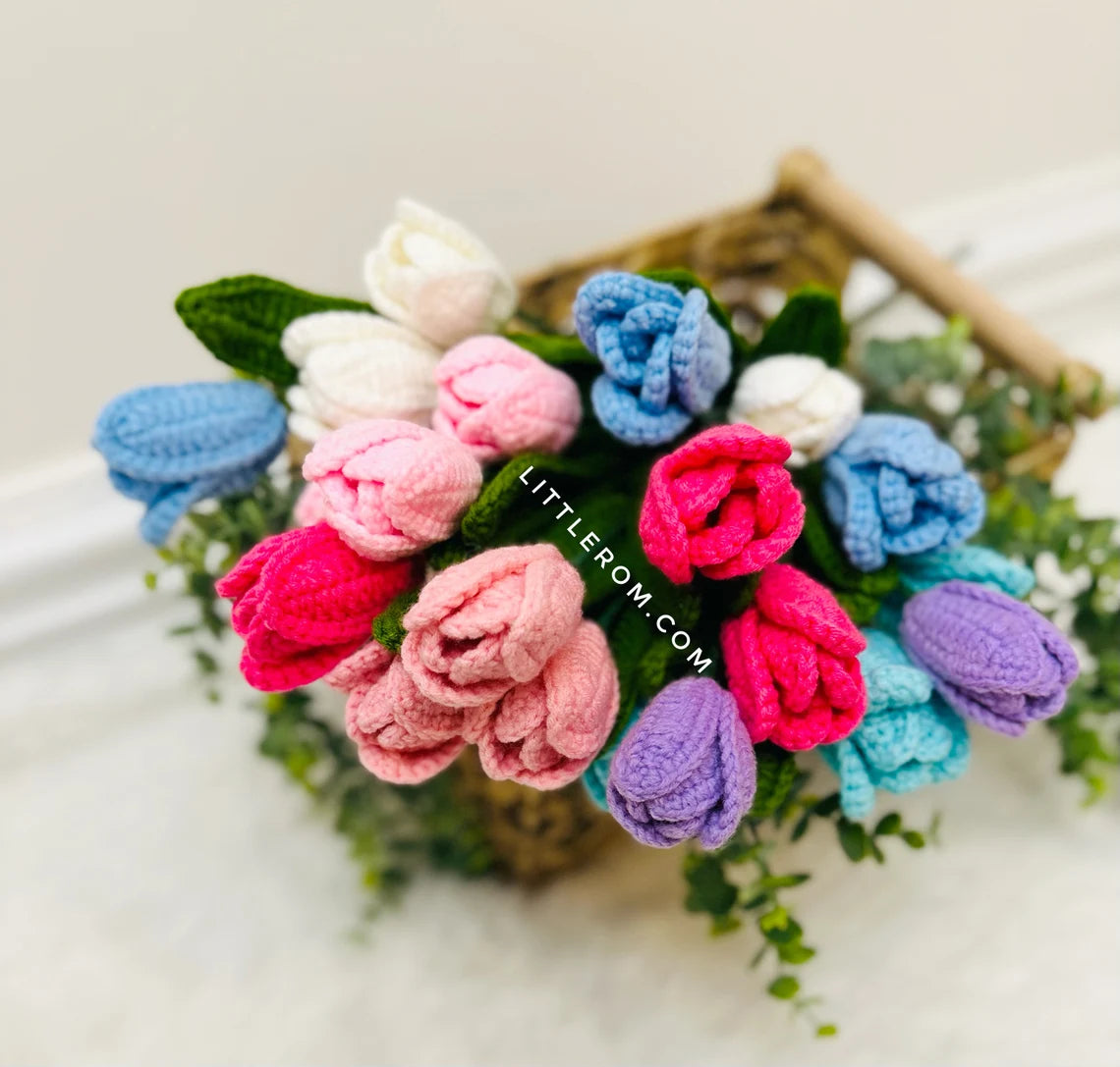 Handmade Crochet Tulips | Collection 1