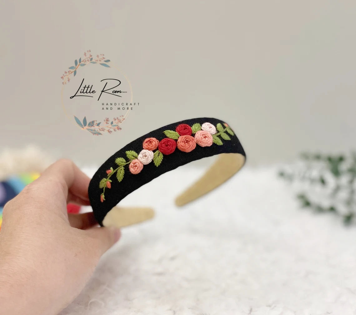 Hand-embroidered Headbands | Rose Garden Collection 2