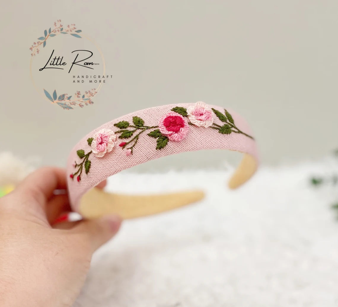 Hand-embroidered Headbands | Rose Garden Collection 2