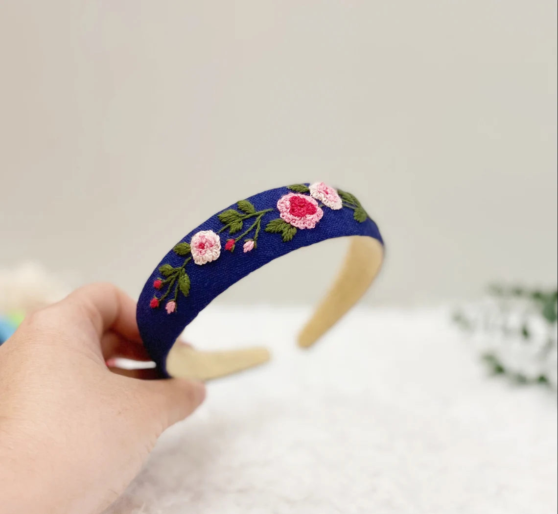 Hand-embroidered Headbands | Rose Garden Collection 2