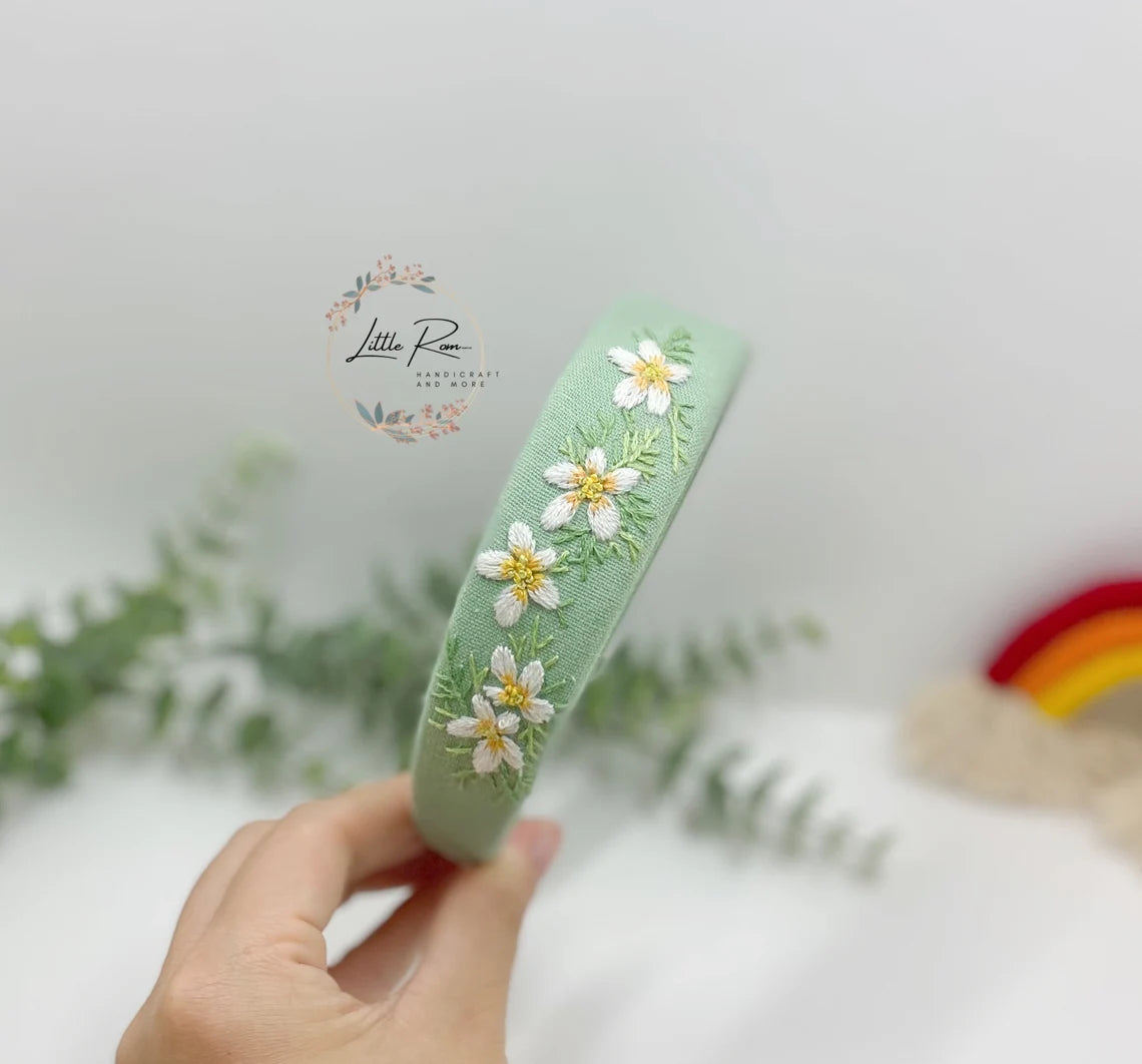 Hand-embroidered Floral Headbands | Scent of Summer Collection 1