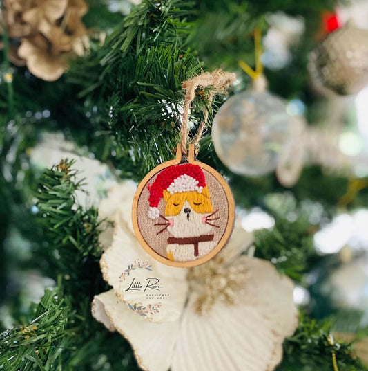 Christmas Hand-embroidered Ornaments - Various Adorable Patterns