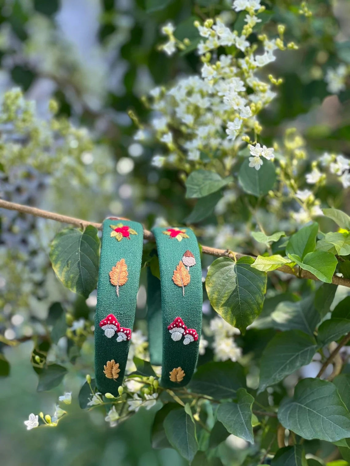 Hand-embroidered Headbands | Floral Designs | Collection 2