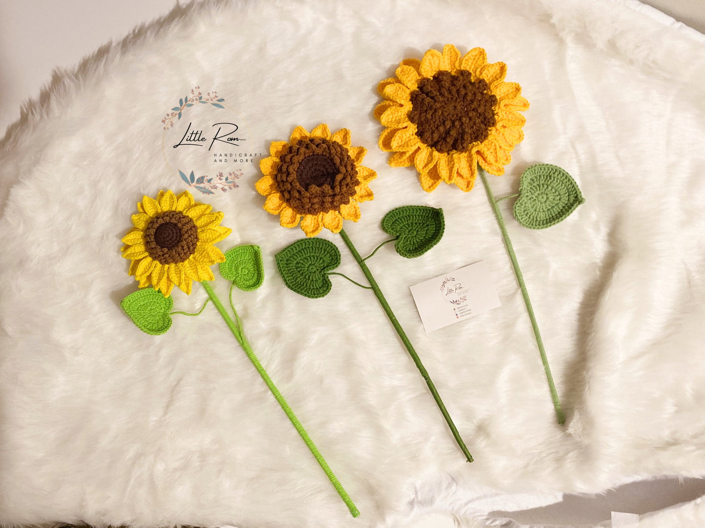 Crochet Giant Sunflowers