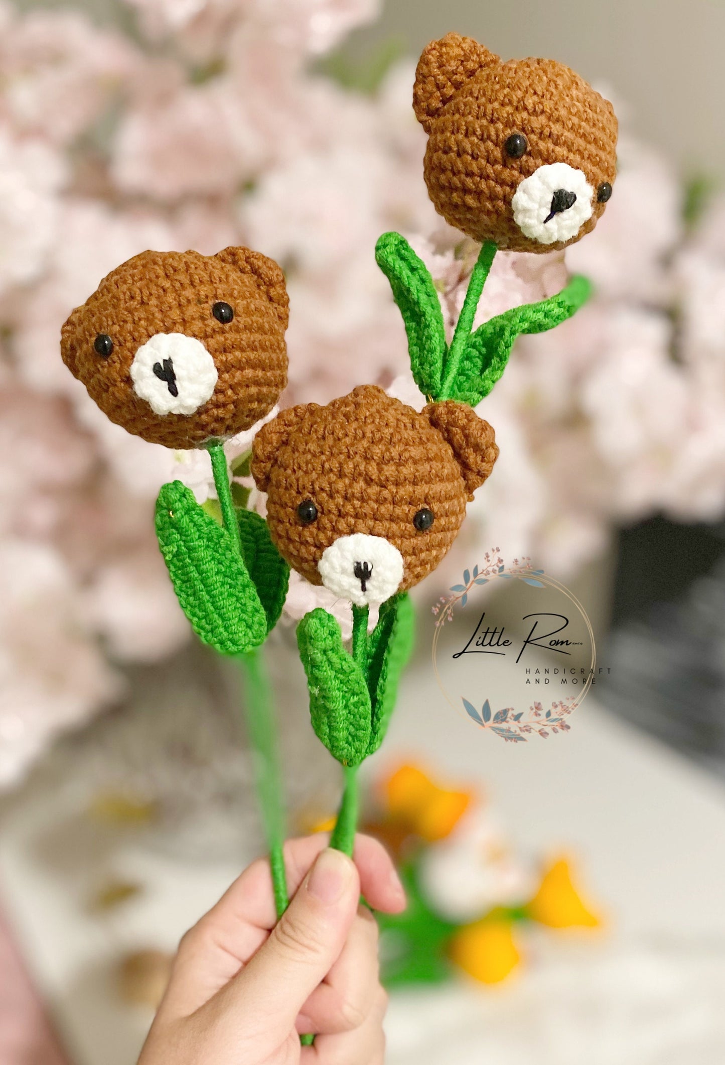 Crochet Animal Flowers