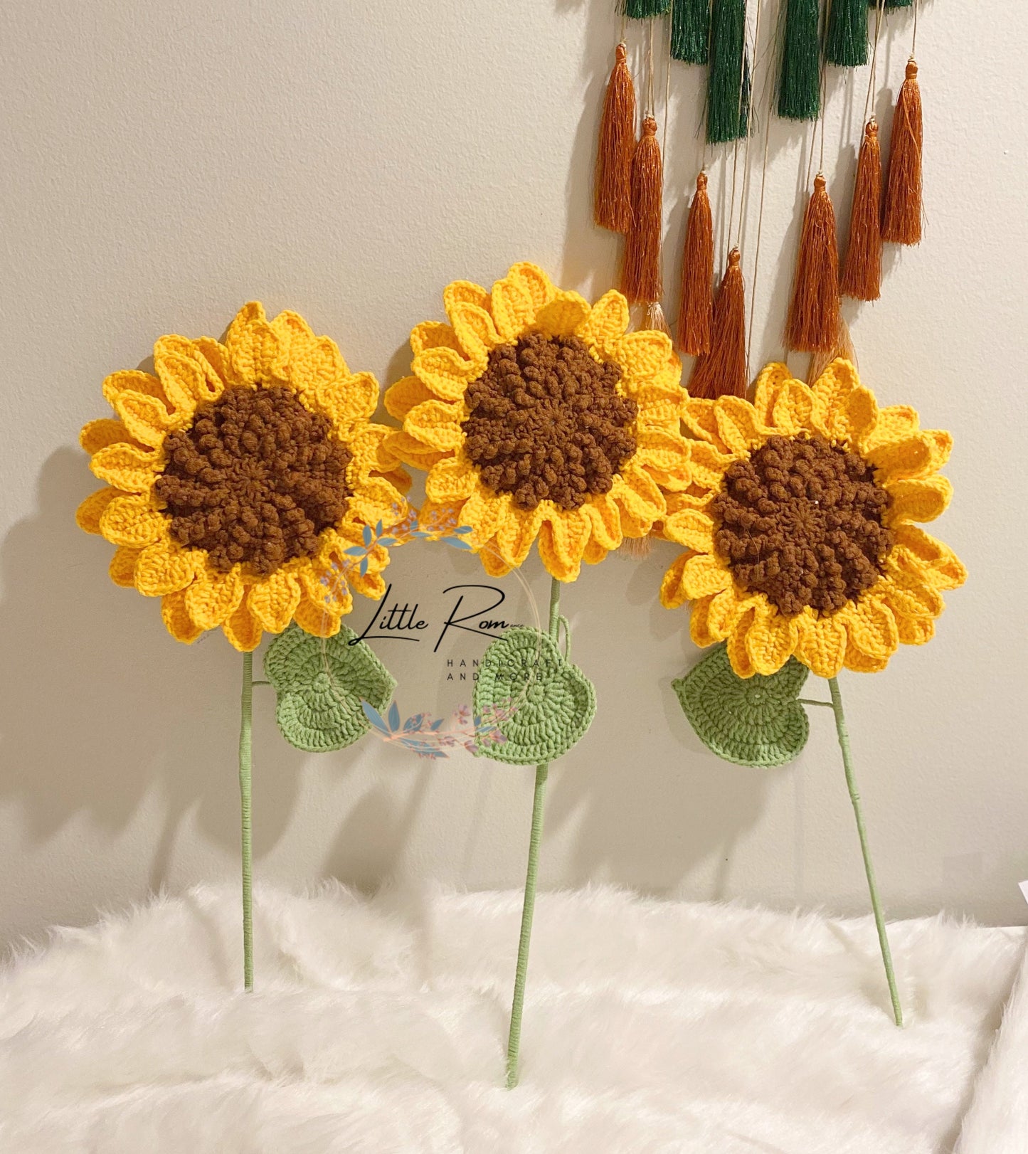 Crochet Giant Sunflowers